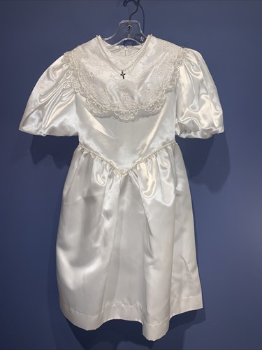 Girls vintage white catholic - 7,