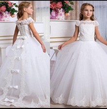 White flower girl dresses