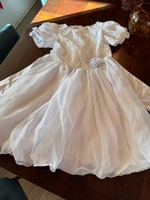 Elegant White Lace Chiffon