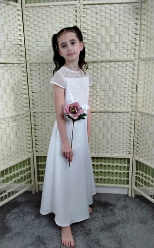 Girls dress white age - dress,, white,